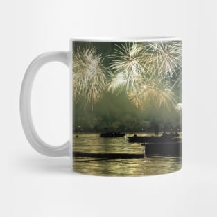 Fireworks green Zurich Lake Mug